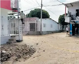  ?? JHONY OLIVARES ?? El hecho sucedió en este sector de Barlovento, sobre la calle 10 con carrera 50.