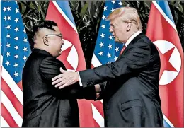  ?? EVAN VUCCI/AP 2018 ?? President Donald Trump is scheduled to meet with North Korea’s Kim Jong Un for the second time later this month in Vietnam. The meeting, however, comes with risks.