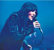  ??  ?? Brighter outlook: Sharon Van Etten on stage at London’s Roundhouse