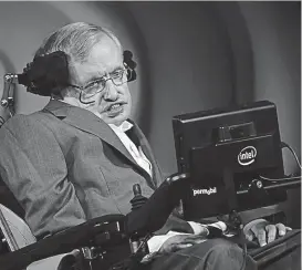  ??  ?? Stephen Hawking. Es pesimista sobre el futuro de la humanidad.