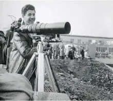  ??  ?? Paul Taillefer took photos in 1959 at the official opening of the Saint Lawrence Seaway, which was part of a memorable assignment covering a royal visit.