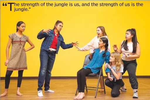  ?? (Courtesy Photos) ?? “The Jungle Book,” presented by Trike Theatre, Ra-Ve Cultural Foundation and Dhirana Dance, will be on stage at 4 p.m. March 25 at Baum Walker Hall at Walton Arts Center. Tickets are $15.