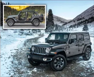  ?? FCA PHOTOS ?? 2019 Jeep Wrangler Sahara Unlimited is not for everyone. There are tradeoffs involved with owning one like wind noise when driving along with fuel use that can be heavy at times. However if having a vehicle that’s tough and durable on the nasty roads and trails is your thing, then the Unlimited version is the one for you.