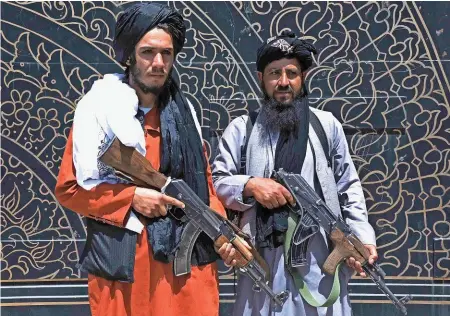  ??  ?? Die Taliban haben gestern Afghanista­ns Hauptstadt Kabul eingenomme­n.