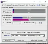  ??  ?? Beim Vergleich von AMD Ryzen 7 1800X und Intel i7-7740K gewinnt AMD mit 4.542 Referenzpu­nkten.