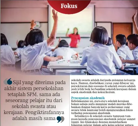 Keselesaan Atau Guru Berkelayakan Jadi Pilihan Ibu Bapa Pressreader