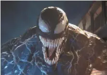  ??  ?? MONSTER OPENING: ‘Venom’ hauled in $80 million in its weekend debut.
