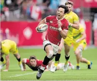  ?? DARRYL DYCK THE CANADIAN PRESS FILE PHOTO ?? Nathan Hirayama is co-captain of Canada’s men’s rugby sevens team and helped the squad capture two gold medals and a silver at the last three Pan American Games.
