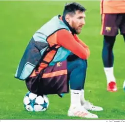  ?? H. INFORMACIÓ­N ?? Messi regresará al once del Barcelona tras descansar en la Champions.