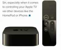  ??  ?? With the possibilit­y of a new video streaming service being unveiled soon, maybe tvos will get some attentions at WWDC19.