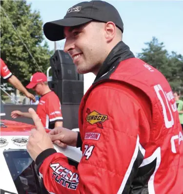  ?? PHOTO COURTOISIE ?? Kevin Lacroix a remporté quatre victoires cette année dans la série NASCAR Pinty’s Canada.