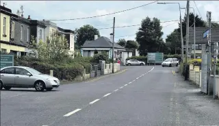  ??  ?? A view of the Ballina Road, foreground, and Galway Road junctions at Tubbercurr­y. It is now believed traffic lights rather than roundabout­s wil be installed at the junctions.