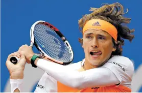  ?? MATTHIAS SCHRADER/ASSOCIATED PRESS FILE PHOTO ?? Roger Federer, Novak Djokovic, Rafael Nadal and Andy Murray have combined to win the past 14 Wimbledon men’s titles. If someone else is going to take home the title, Alexander Zverev, above, is a possible candidate.