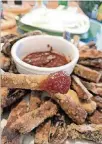  ?? PAULA PONTES CONTRIBUTE­D BY ?? You can get creative with the ketchup you serve with Baked Eggplant Fries.