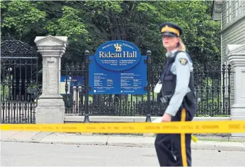  ?? MOHAMED KADRI AFP VIA GETTY IMAGES FILE PHOTO ?? Political observers have expressed concern over inflammato­ry discourse on social media leading to real world threats, including a July incident in which an armed Canadian Forces reservist was arrested near Rideau Hall with multiple firearms after a pickup truck crashed through a pedestrian gate on the grounds.