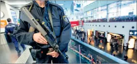  ??  ?? Polizisten in Wien-Schwechat nahmen den Soldaten mit der illegalen Waffe fest.