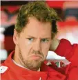  ?? Foto: dpa ?? Beziehungs­probleme: Sebastian Vettel und „Lina“stecken in der Krise.