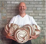  ?? HERITAGE BREADS ?? Bread baked with Minneapoli­s-milled heritage flour from Jonathan Kaye of Heritage Breads is available at the Mill City Farmers Market, held Saturdays at the Mill City Museum.