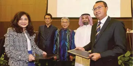  ??  ?? Mohd Fuad Yahaya Jaafar Raja Mokhtar, Yasser Al Ghamdi.
Raja Datuk Yasmin Baizura
Raja Chik