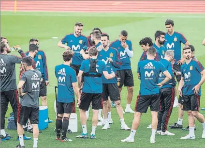  ?? FOTO: EFE ?? La selección prepara en Las Rozas el Mundial de Rusia que para España comenzará el 15 de junio ante Portugal