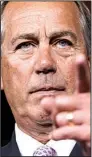  ?? AP/J. SCOTT APPLEWHITE ?? House Speaker John Boehner said, “The president thumbed his nose at the American people with his actions on immigratio­n.”