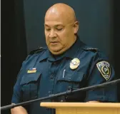  ?? JUAN FIGUEROA/THE DALLAS MORNING NEWS ?? Uvalde school district police chief Pete Arredondo said he’s resigned from the town’s City Council after less than five weeks.