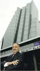  ?? DAVID BLOOM ?? Prem Singhmar, owner of the Hyatt Place Hotel, is dismayed at the slow pace of developmen­t in eastern downtown.