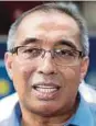  ??  ?? Datuk Seri Salleh Said Keruak