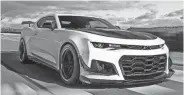  ??  ?? The 2019 Camaro ZL1 1LE