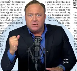  ??  ?? Alex Jones