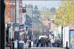  ??  ?? Castle Street in Hinckley