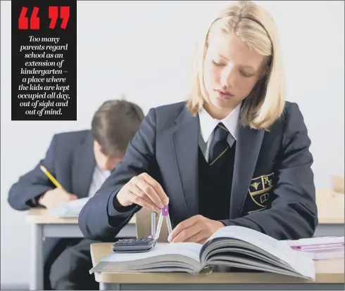  ?? PICTURE: REX/SHUTTERSTO­CK. ?? DECISION DAY: Parents should be deciding preferred schools for their children based on the quality of education on offer, says Jayne Dowle.