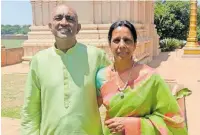  ?? | Supplied ?? DR RAJ Kolapan and his wife, Premla.