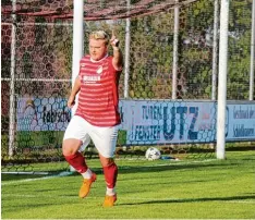  ?? Foto: Melanie Nießl ?? Selbstvert­rauen wollen sich Marco Wanner und der FC Affing im Pokalspiel bei den Sportfreun­den Friedberg holen.