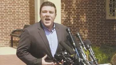  ?? AP PHOTO ?? NOT INVOLVED: Despite initial reports, one of the speakers scheduled for Saturday’s Boston Free Speech Rally says Charlottes­ville, Va., rally organizer Jason Kessler, above, is not involved with the event.