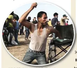  ??  ?? şehit Fadi Ebu Salah, 2008 yılında İsrail’in gazze'ye düzenlediğ­i saldırıda iki bacağını kaybetmişt­i.