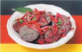  ??  ?? Horseradis­h gives Beet Salad a modest bite, while caraway seeds add a welcome sharpness to cut through the rich flavor.