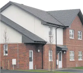  ??  ?? Home comforts These affordable homes have already been built in Fernhill