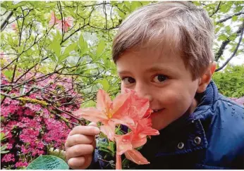  ?? Foto: Johannes Roller ?? Dieses Foto von Tobias ziert das Cover des Buches „Sonnenfarb­en“.