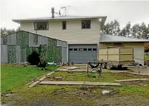  ??  ?? Ben McLean’s house in Scott St, Invercargi­ll. He had many handyman projects, including building an extension onto the house.