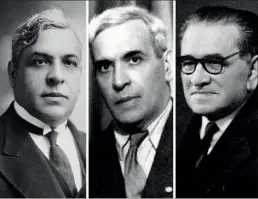  ?? ?? Embaixada enalteceu Sousa Mendes (esq.), o irmão e Pedro Marques