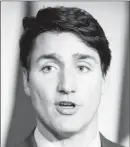  ??  ?? Justin Trudeau