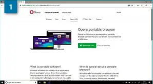  ??  ?? TOP Both Chrome and Opera come in official supported portable variants