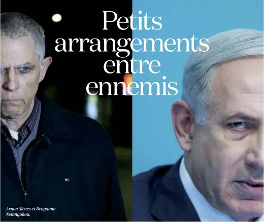  ??  ?? Arnon Mozes et Benyamin Netanyahou.