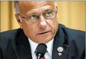  ?? JOSHUA ROBERTS/BLOOMBERG NEWS ?? Rep. Steve King supported the resolution while protesting that he had been misquoted in The New York Times story.