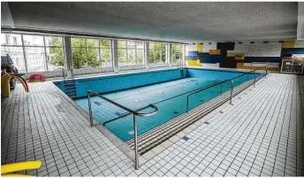 ?? Foto: Rudi Penk ?? Das Schnaithei­mer Lehrschwim­mbecken: Künftig findet hier auch Reha-sport statt.