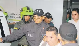  ?? ARCHIVO ?? Manuel Duque y Julían Vásquez, a su salida del complejo judicial, el viernes.