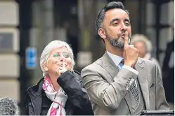  ?? Picture: Getty. ?? Clara Ponsati and her lawyer Aamer Anwar.