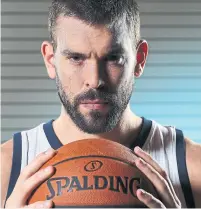  ?? JOE MURPHY GETTY IMAGES FILE PHOTO ?? After 11 seasons with the Memphis Grizzlies, Raptor Marc Gasol will play against them for the first time on Sunday.