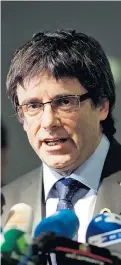  ??  ?? Kann wohl 20 Jahre lang nicht nach Spanien: C. Puigdemont.